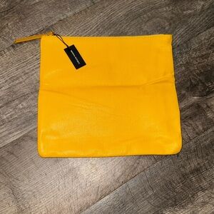 NWT banana Republic Mustard Pouch
